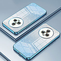 Silikon Schutzhülle Ultra Dünn Flexible Tasche Durchsichtig Transparent SY2 für Huawei Honor Magic5 5G Blau