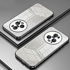 Silikon Schutzhülle Ultra Dünn Flexible Tasche Durchsichtig Transparent SY2 für Huawei Honor Magic5 Pro 5G Schwarz