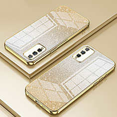 Silikon Schutzhülle Ultra Dünn Flexible Tasche Durchsichtig Transparent SY2 für Huawei Honor Play4T Pro Gold