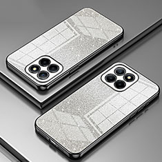Silikon Schutzhülle Ultra Dünn Flexible Tasche Durchsichtig Transparent SY2 für Huawei Honor X6a Schwarz