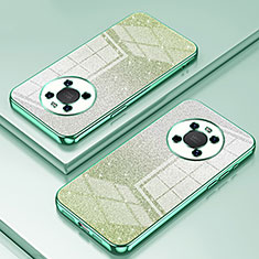 Silikon Schutzhülle Ultra Dünn Flexible Tasche Durchsichtig Transparent SY2 für Huawei Mate 40 Grün