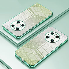 Silikon Schutzhülle Ultra Dünn Flexible Tasche Durchsichtig Transparent SY2 für Huawei Mate 40 Pro Grün