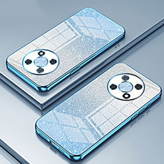 Silikon Schutzhülle Ultra Dünn Flexible Tasche Durchsichtig Transparent SY2 für Huawei Nova Y90 Blau