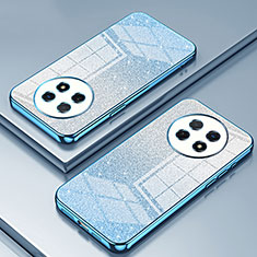 Silikon Schutzhülle Ultra Dünn Flexible Tasche Durchsichtig Transparent SY2 für Huawei Nova Y91 Blau