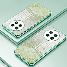 Silikon Schutzhülle Ultra Dünn Flexible Tasche Durchsichtig Transparent SY2 für Huawei Nova Y91 Grün