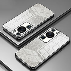 Silikon Schutzhülle Ultra Dünn Flexible Tasche Durchsichtig Transparent SY2 für Huawei P60 Pro Schwarz