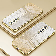 Silikon Schutzhülle Ultra Dünn Flexible Tasche Durchsichtig Transparent SY2 für OnePlus 8 Gold