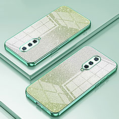 Silikon Schutzhülle Ultra Dünn Flexible Tasche Durchsichtig Transparent SY2 für OnePlus 8 Grün
