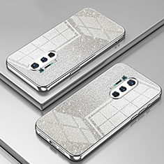 Silikon Schutzhülle Ultra Dünn Flexible Tasche Durchsichtig Transparent SY2 für OnePlus 8 Pro Silber