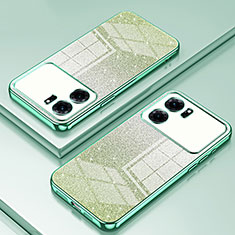 Silikon Schutzhülle Ultra Dünn Flexible Tasche Durchsichtig Transparent SY2 für Oppo K10 5G Grün