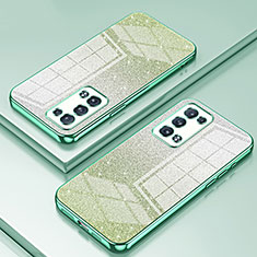 Silikon Schutzhülle Ultra Dünn Flexible Tasche Durchsichtig Transparent SY2 für Oppo Reno6 Pro+ Plus 5G Grün