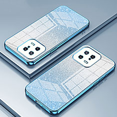 Silikon Schutzhülle Ultra Dünn Flexible Tasche Durchsichtig Transparent SY2 für Xiaomi Mi 13 5G Blau