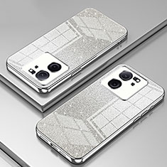 Silikon Schutzhülle Ultra Dünn Flexible Tasche Durchsichtig Transparent SY2 für Xiaomi Mi 13T 5G Silber