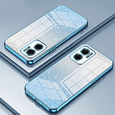 Silikon Schutzhülle Ultra Dünn Flexible Tasche Durchsichtig Transparent SY2 für Xiaomi Redmi Note 11E 5G Blau