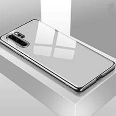 Silikon Schutzhülle Ultra Dünn Flexible Tasche Durchsichtig Transparent T01 für Huawei P30 Pro Silber