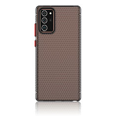 Silikon Schutzhülle Ultra Dünn Flexible Tasche Durchsichtig Transparent YF1 für Samsung Galaxy Note 20 5G Schwarz