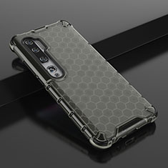 Silikon Schutzhülle Ultra Dünn Flexible Tasche Durchsichtig Transparent Z01 für Xiaomi Mi Note 10 Schwarz