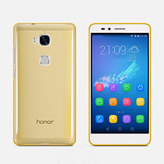 Silikon Schutzhülle Ultra Dünn Handyhülle Hülle Durchsichtig Transparent für Huawei Honor Play 5X Gold