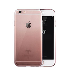 Silikon Schutzhülle Ultra Dünn Hülle Durchsichtig Farbverlauf für Apple iPhone 6S Plus Grau