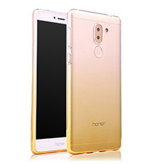 Silikon Schutzhülle Ultra Dünn Hülle Durchsichtig Farbverlauf für Huawei Honor 6X Gelb
