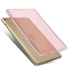 Silikon Schutzhülle Ultra Dünn Hülle Durchsichtig Transparent für Apple iPad Mini 4 Rosa
