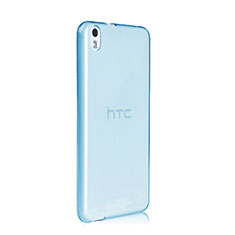 Silikon Schutzhülle Ultra Dünn Hülle Durchsichtig Transparent für HTC Desire 816 Blau