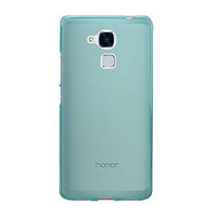 Silikon Schutzhülle Ultra Dünn Hülle Durchsichtig Transparent für Huawei GR5 Mini Blau
