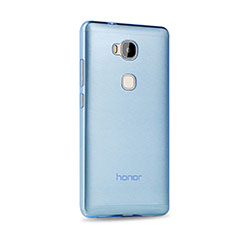 Silikon Schutzhülle Ultra Dünn Hülle Durchsichtig Transparent für Huawei Honor 5X Blau