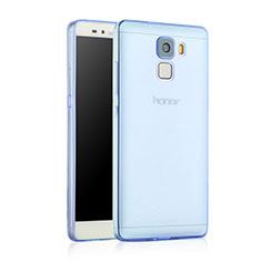 Silikon Schutzhülle Ultra Dünn Hülle Durchsichtig Transparent für Huawei Honor 7 Blau