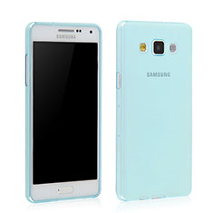 Silikon Schutzhülle Ultra Dünn Hülle Durchsichtig Transparent für Samsung Galaxy Grand 3 G7200 Blau