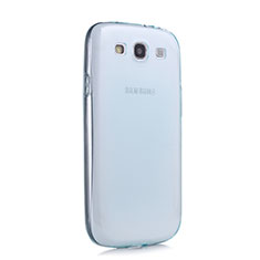 Silikon Schutzhülle Ultra Dünn Hülle Durchsichtig Transparent für Samsung Galaxy S3 4G i9305 Blau