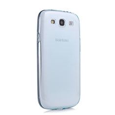 Silikon Schutzhülle Ultra Dünn Hülle Durchsichtig Transparent für Samsung Galaxy S3 III LTE 4G Blau