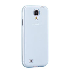 Silikon Schutzhülle Ultra Dünn Hülle Durchsichtig Transparent für Samsung Galaxy S4 i9500 i9505 Blau