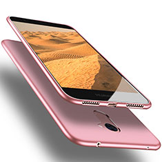 Silikon Schutzhülle Ultra Dünn Hülle S03 für Huawei Enjoy 7 Plus Rosa
