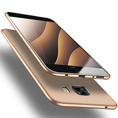 Silikon Schutzhülle Ultra Dünn Hülle S03 für Samsung Galaxy C9 Pro C9000 Gold