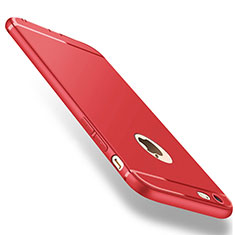 Silikon Schutzhülle Ultra Dünn Hülle Silikon für Apple iPhone 6S Rot