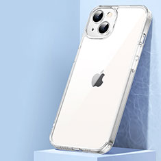 Silikon Schutzhülle Ultra Dünn Tasche Durchsichtig Transparent A01 für Apple iPhone 15 Plus Klar