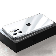 Silikon Schutzhülle Ultra Dünn Tasche Durchsichtig Transparent A04 für Apple iPhone 13 Pro Max Klar