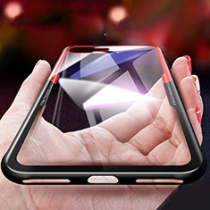 Silikon Schutzhülle Ultra Dünn Tasche Durchsichtig Transparent A05 für Apple iPhone 8 Plus Schwarz
