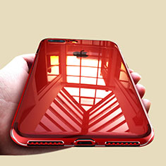 Silikon Schutzhülle Ultra Dünn Tasche Durchsichtig Transparent A09 für Apple iPhone 7 Plus Klar