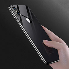 Silikon Schutzhülle Ultra Dünn Tasche Durchsichtig Transparent C09 für Apple iPhone Xs Klar