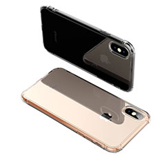 Silikon Schutzhülle Ultra Dünn Tasche Durchsichtig Transparent C17 für Apple iPhone Xs Klar