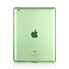 Silikon Schutzhülle Ultra Dünn Tasche Durchsichtig Transparent für Apple iPad 2 Grün