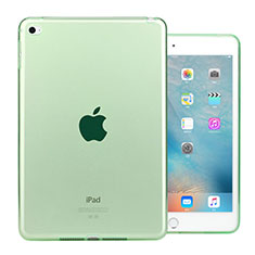 Silikon Schutzhülle Ultra Dünn Tasche Durchsichtig Transparent für Apple iPad Mini 4 Grün