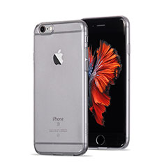 Silikon Schutzhülle Ultra Dünn Tasche Durchsichtig Transparent für Apple iPhone 6S Grau