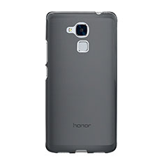Silikon Schutzhülle Ultra Dünn Tasche Durchsichtig Transparent für Huawei Honor 7 Lite Grau
