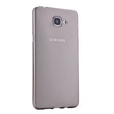 Silikon Schutzhülle Ultra Dünn Tasche Durchsichtig Transparent für Samsung Galaxy A9 (2016) A9000 Grau