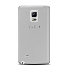 Silikon Schutzhülle Ultra Dünn Tasche Durchsichtig Transparent für Samsung Galaxy Note Edge SM-N915F Grau