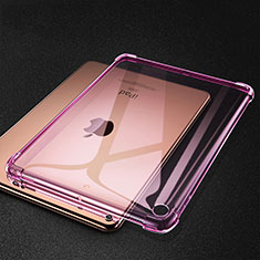 Silikon Schutzhülle Ultra Dünn Tasche Durchsichtig Transparent H01 für Apple iPad Mini 5 (2019) Rosa