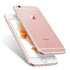 Silikon Schutzhülle Ultra Dünn Tasche Durchsichtig Transparent H01 für Apple iPhone 6S Klar